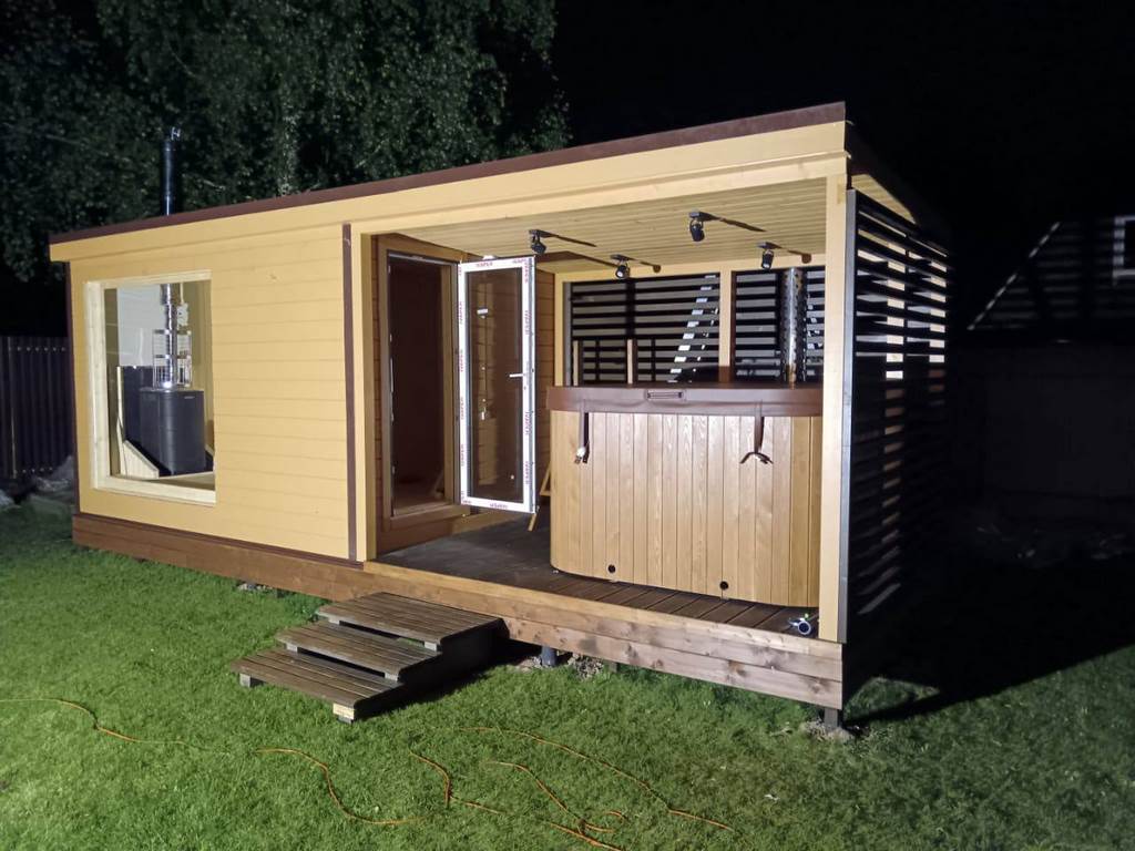 Миниатюра: Терраса с купелью